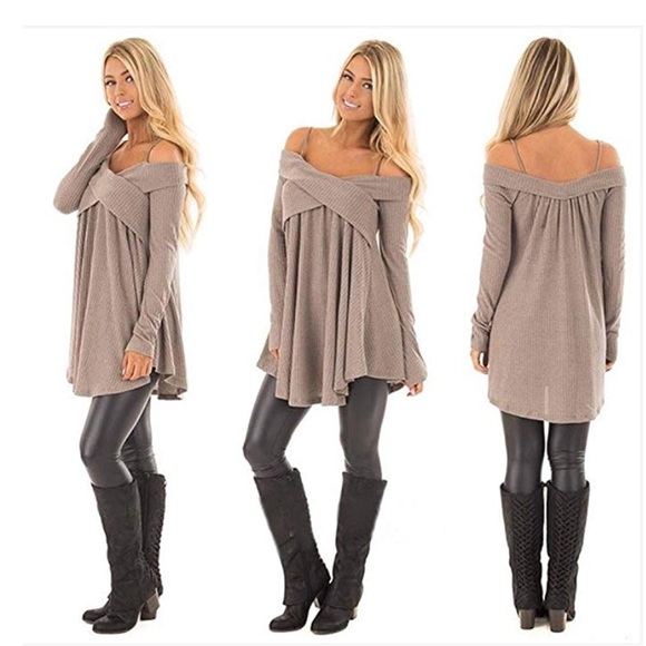 Beautiful women off shoulder loose fit blouse - Picture 4 of 8